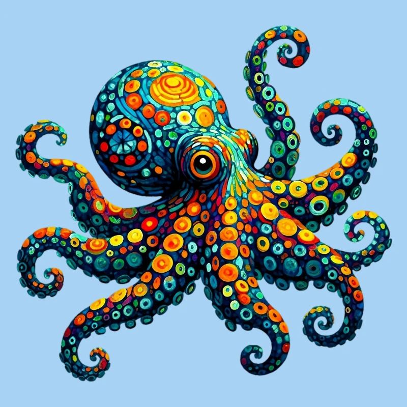 Octopus van Gogh