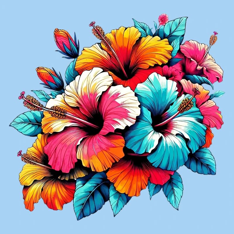 Fleurs d’hibiscus