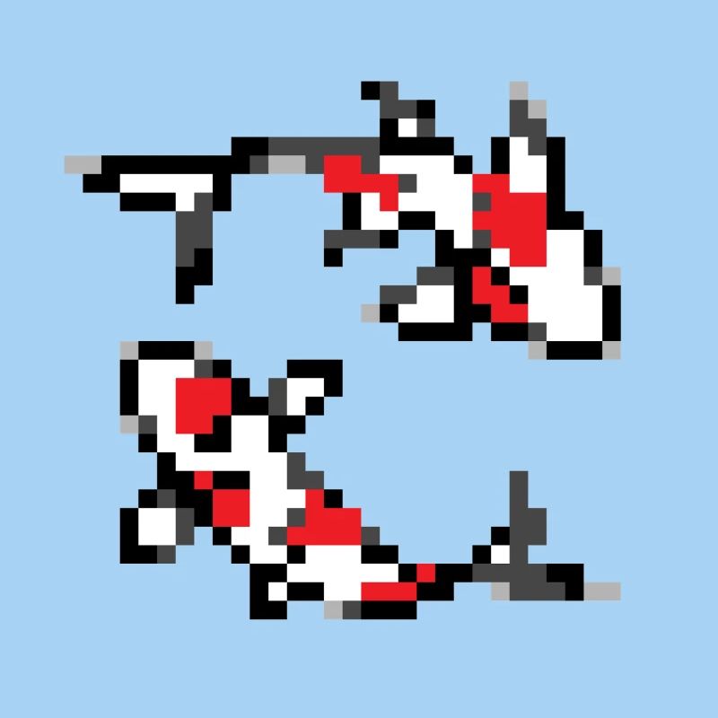 Pixelart Koi