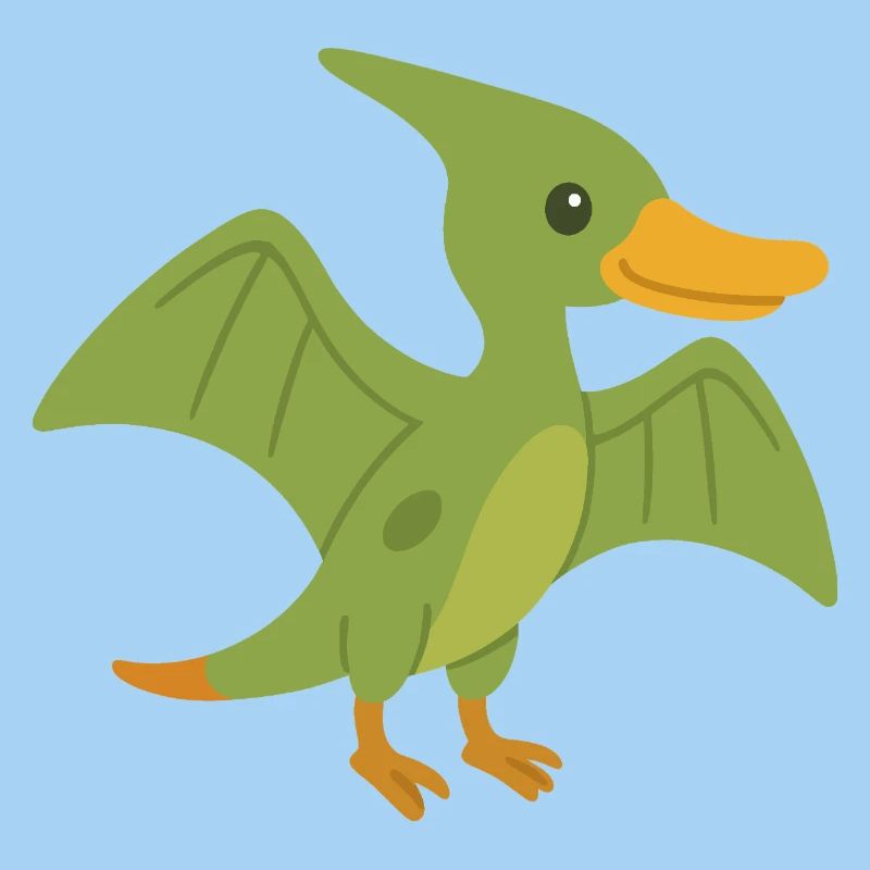 Süße Pterodactyl Ente