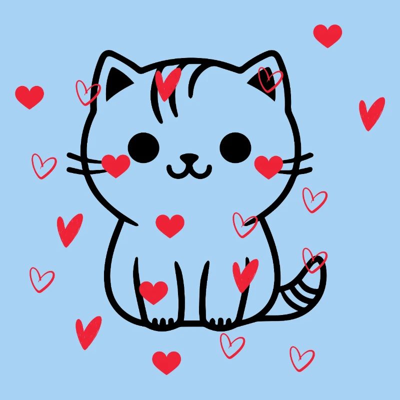 Herz Herz Katze