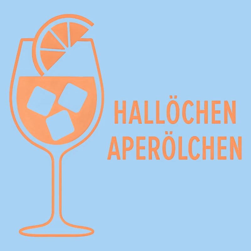 Hallöchen Aperölchen Party Spritz Geschenkidee