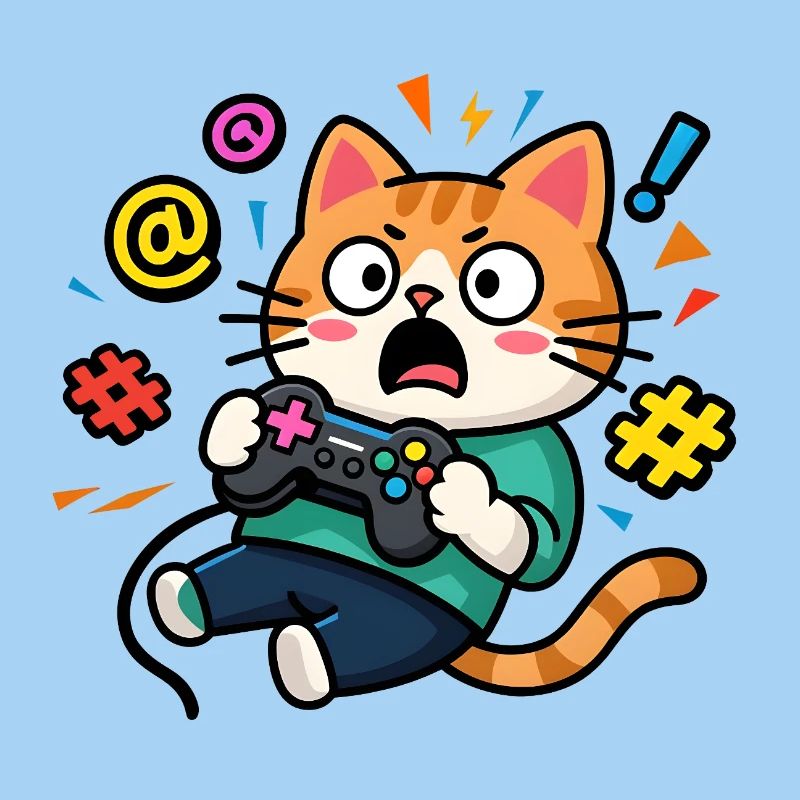 Gamer Cat Unleashed