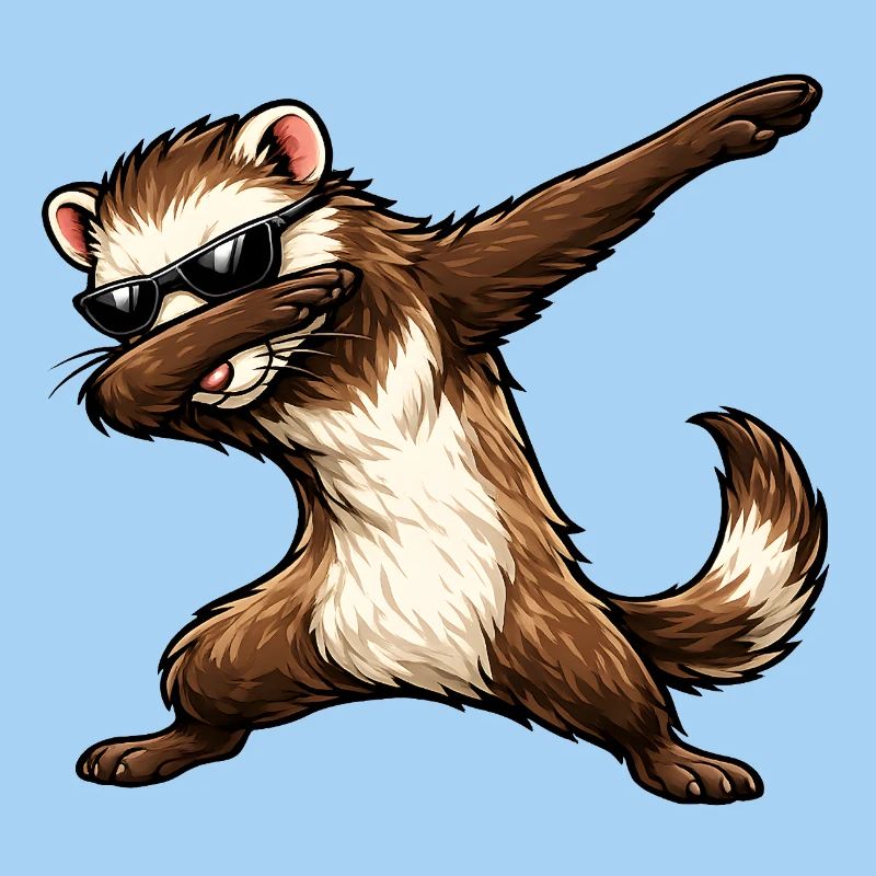 Dabbing Ferrets