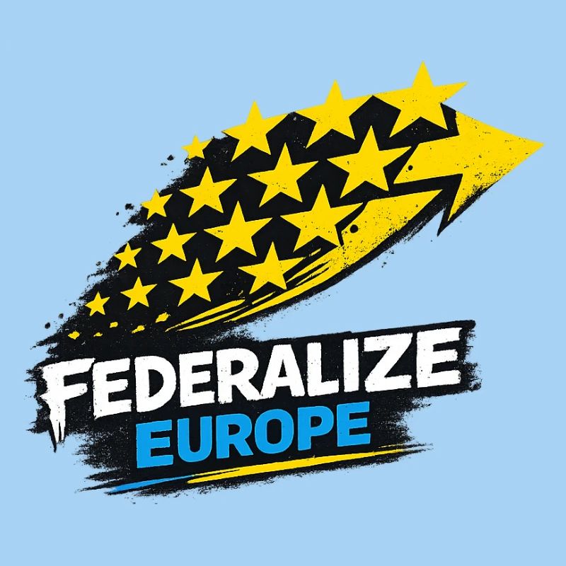 Drapeau de style eurofédéralisme