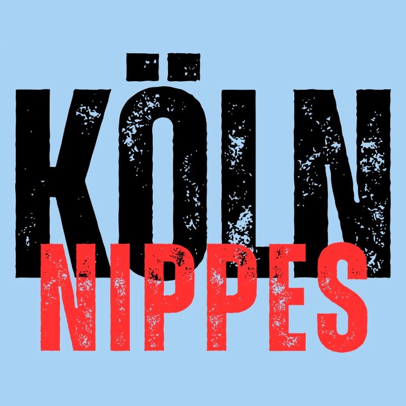 Cologne Knick-knacks black and red lettering