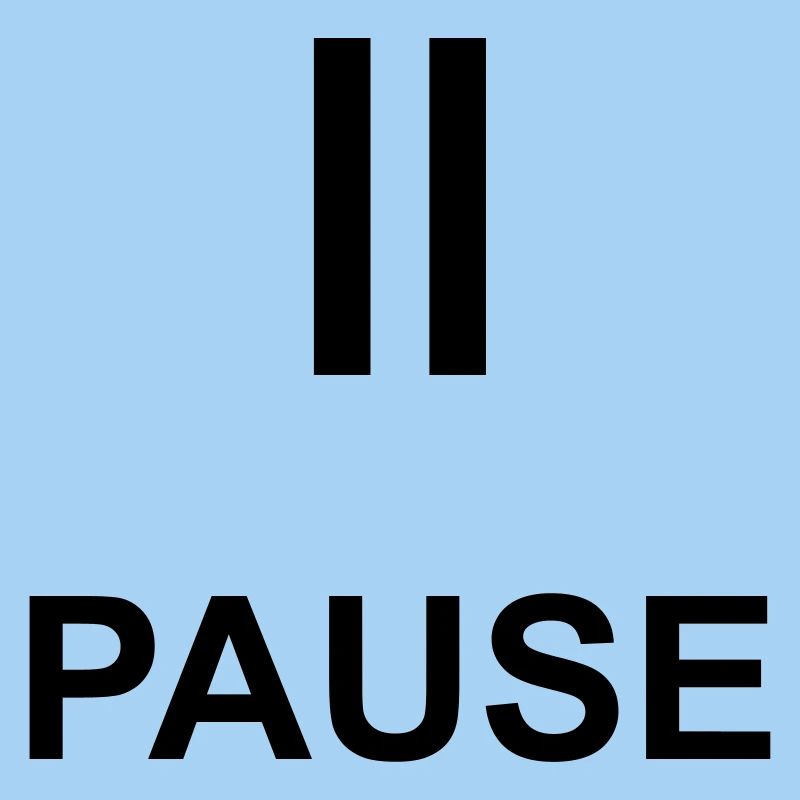 Pause Auszeit Geschenk Statement