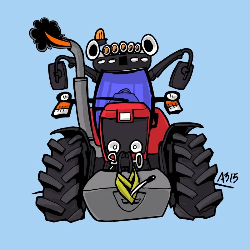 0152 Roter Traktor