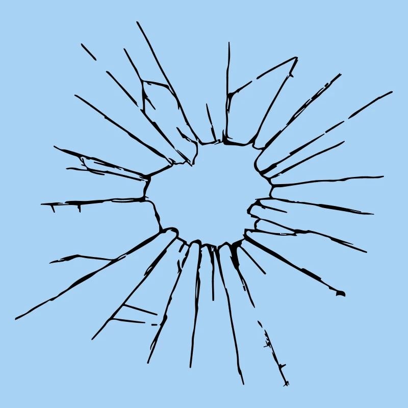 Broken glass