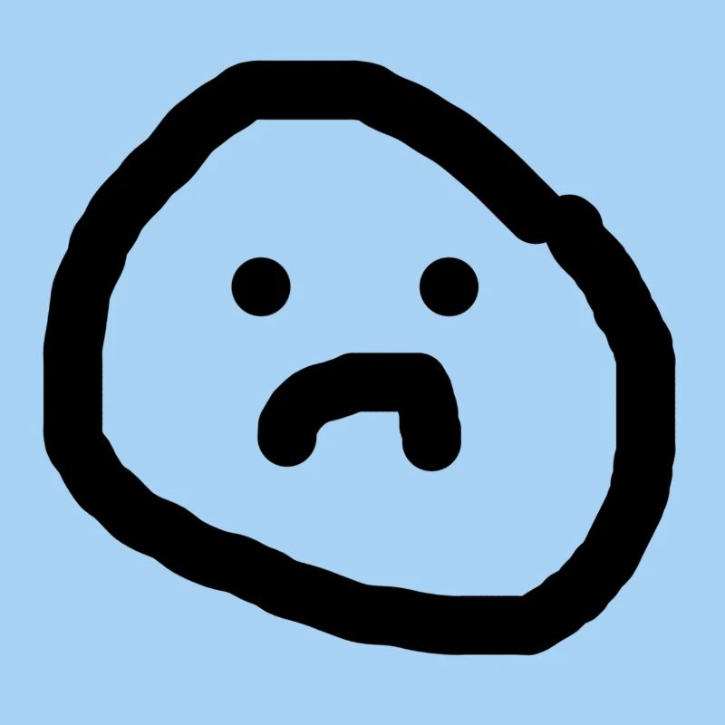 Sad face