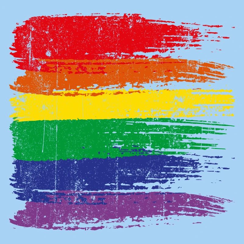 Regenbogen-Pinselstrich Pride