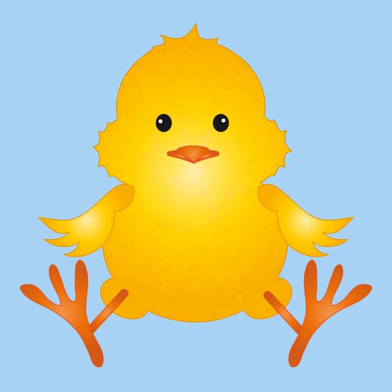 freshly hatched cute fluffy chick