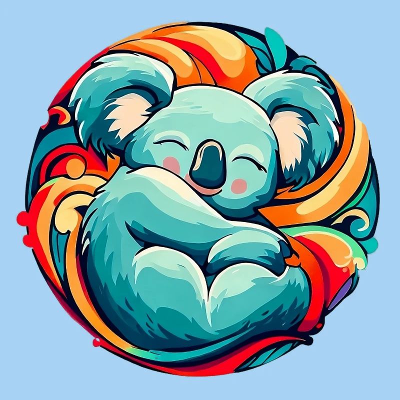 Koala sleeps