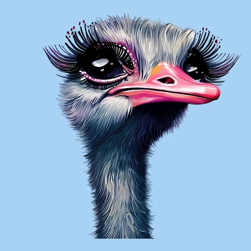 Ostrich Makeup