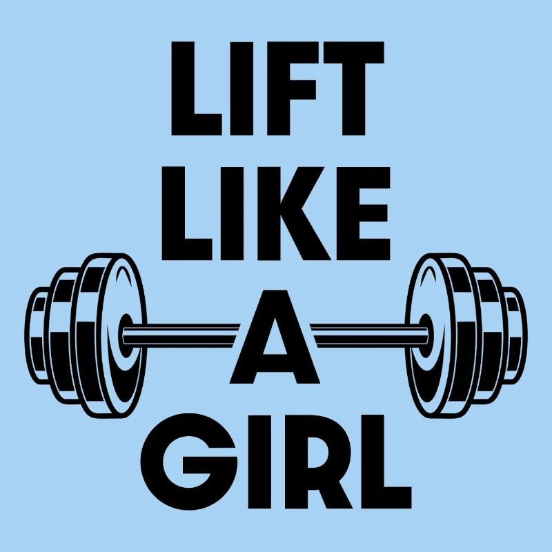 Heben Sie wie ein Mädchen