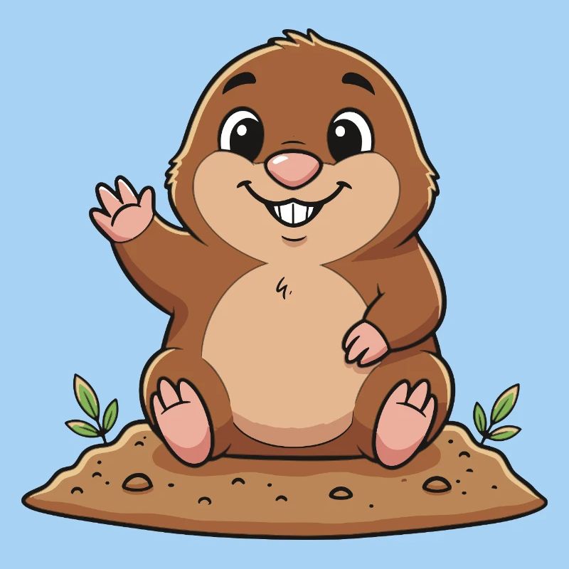 Cheerful Mole