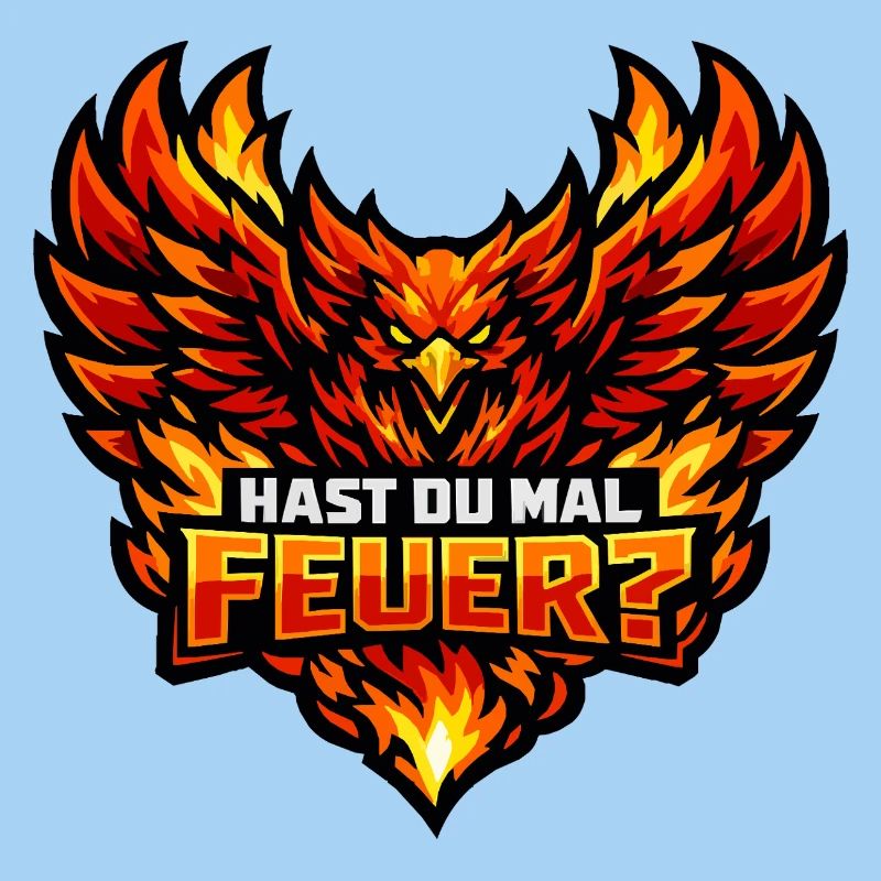 Hast du Mal Feuer Phönix - Makaberer Spruch