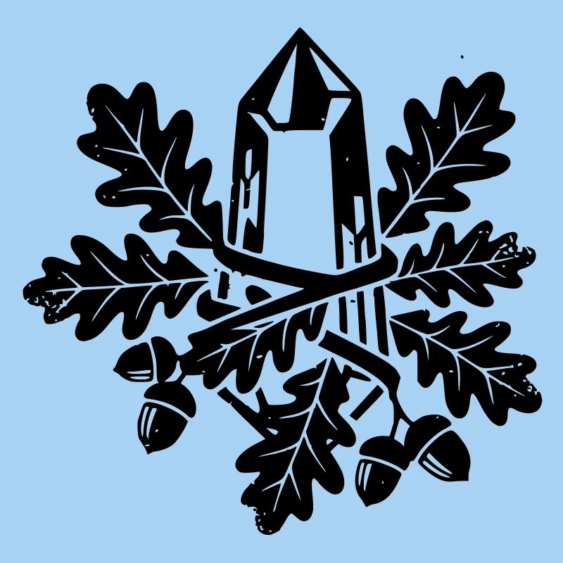 Crystal Oak Leaf Magic Forest