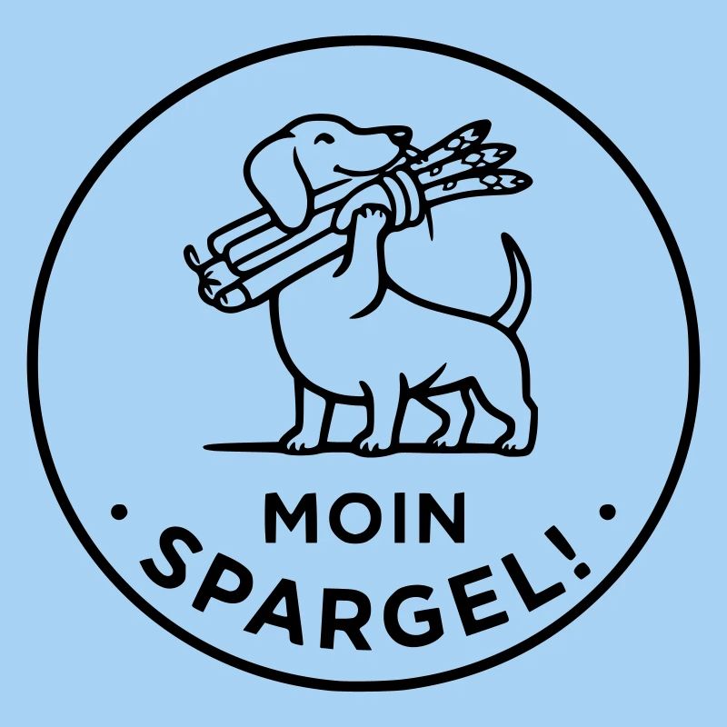 moin spargel dackel hund