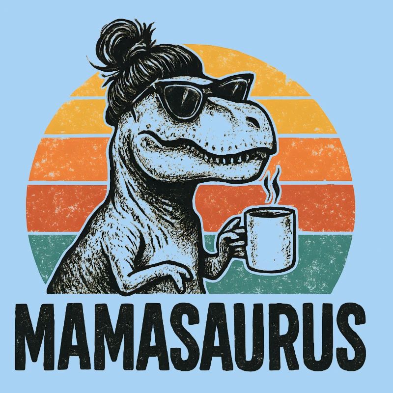 Mamasaurus Mama Mutter Geschenkidee Humor Lustig