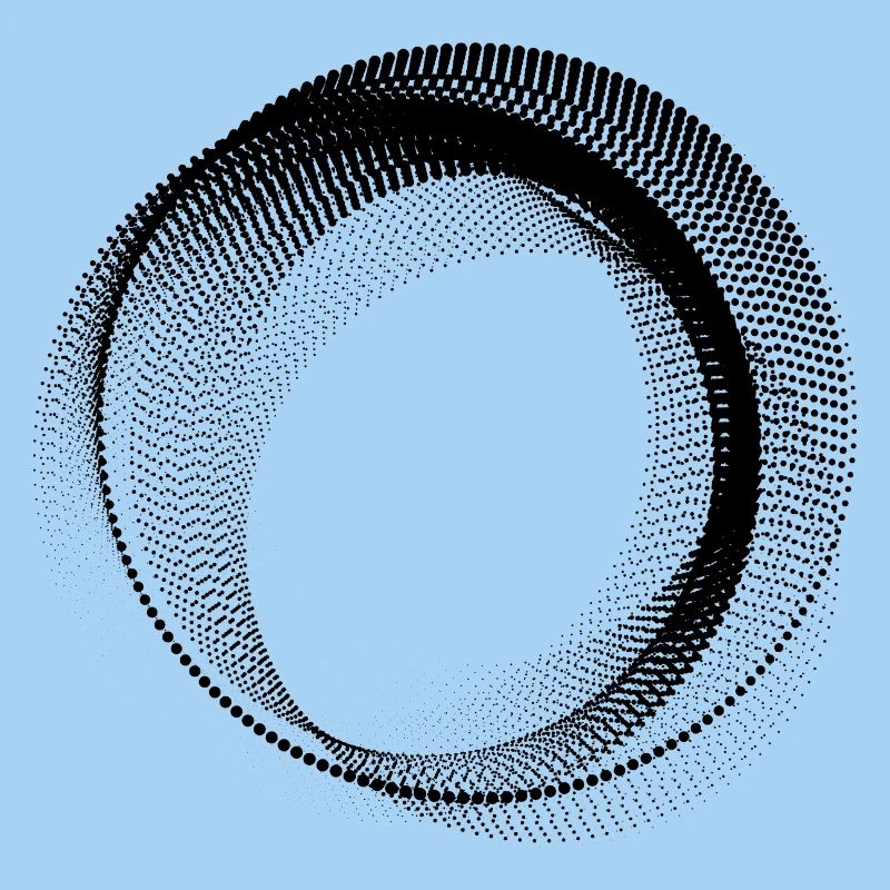 abstract circular shape