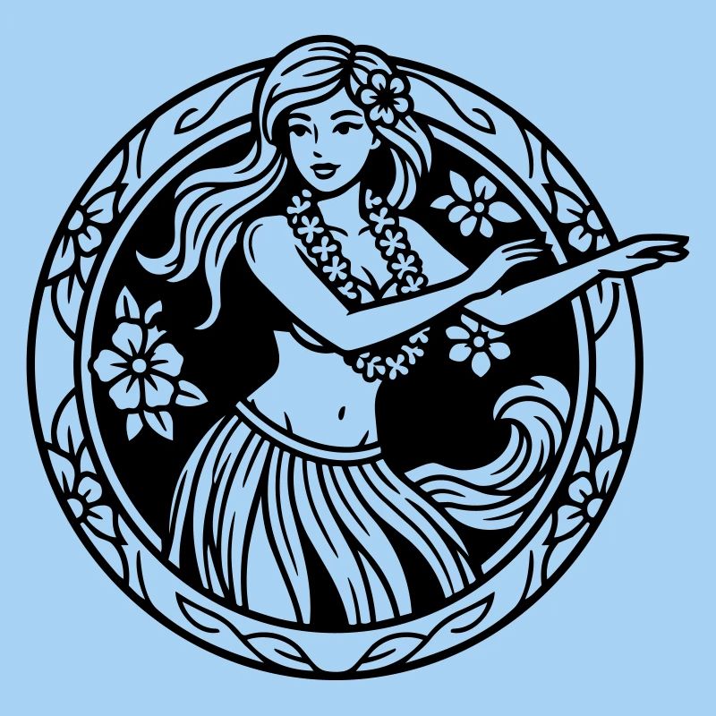 Hula-Mädchen