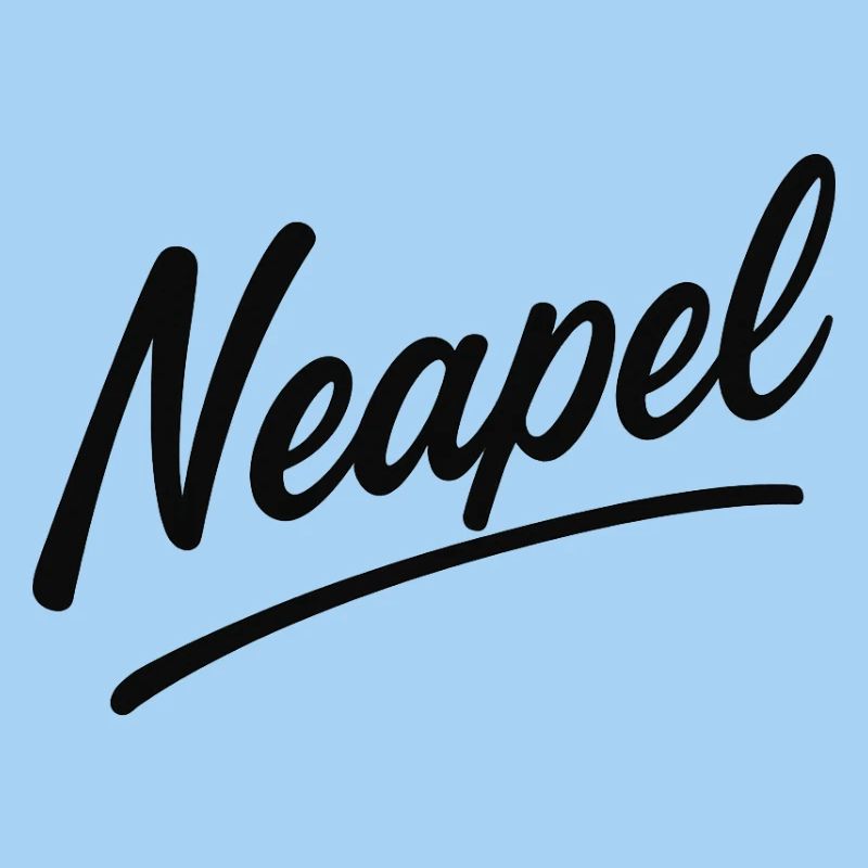 Neapel Script Schriftzug