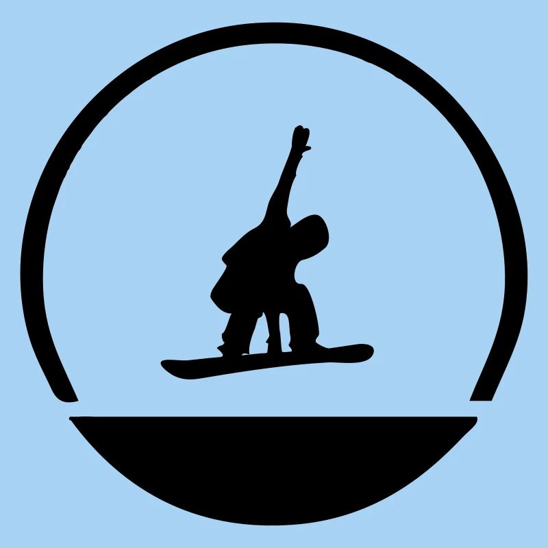 Emblème de snowboarder