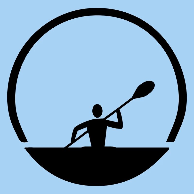 Emblème de canoë