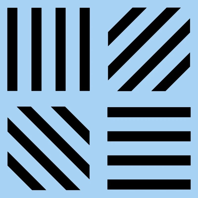 graphic stripe pattern