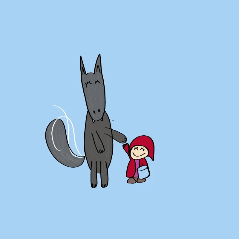 Der Wolf und Rotkäppchen