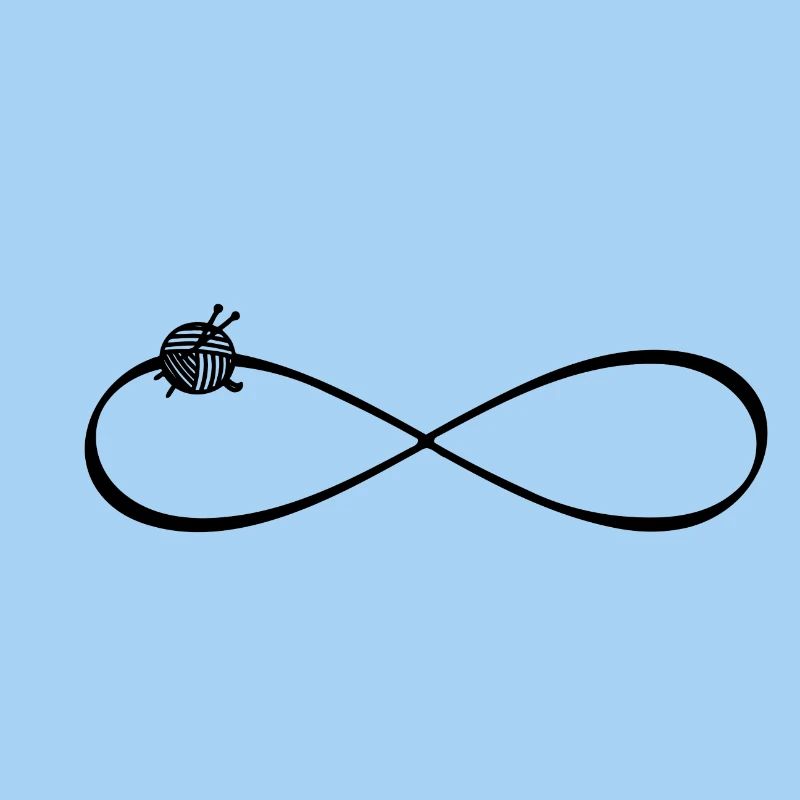 Knitting wool knitting needles infinity infinity
