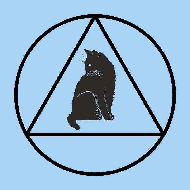 Triangle Cat Hipster