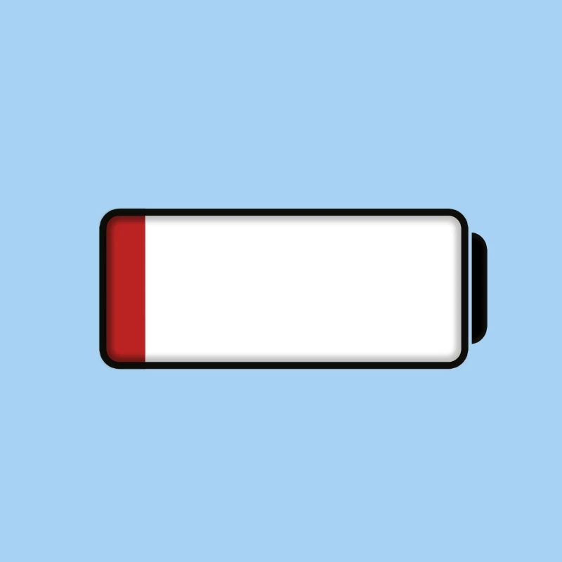 Battery (low / empty - 10%)