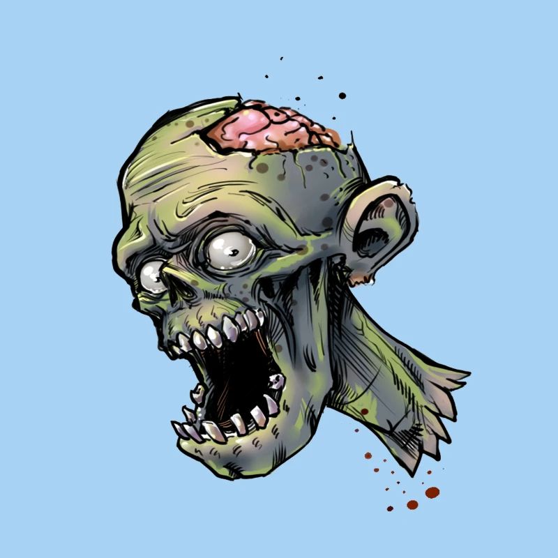 Zombie in a zombie apocalypse