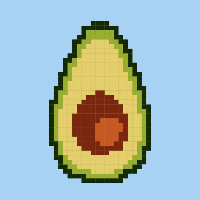Pixel Avocado