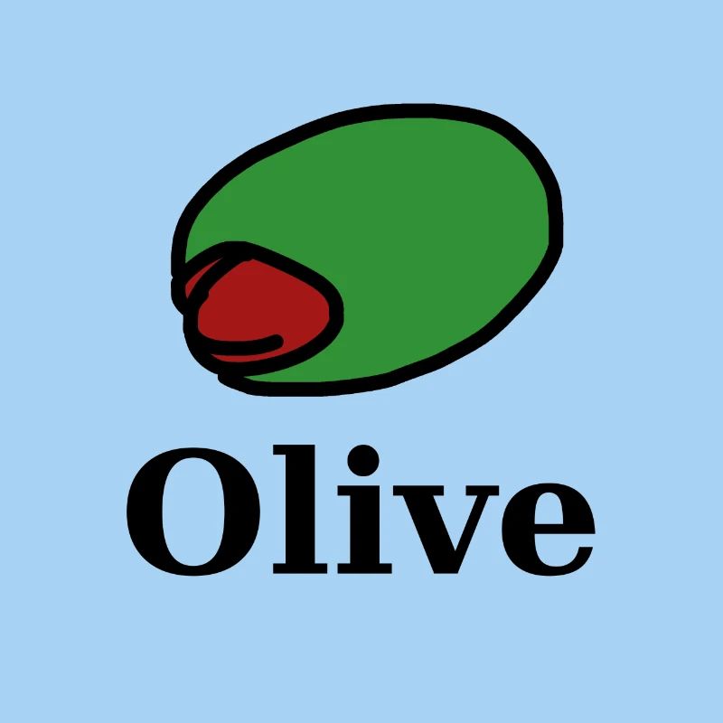 Olive vert fruit amande poivrons