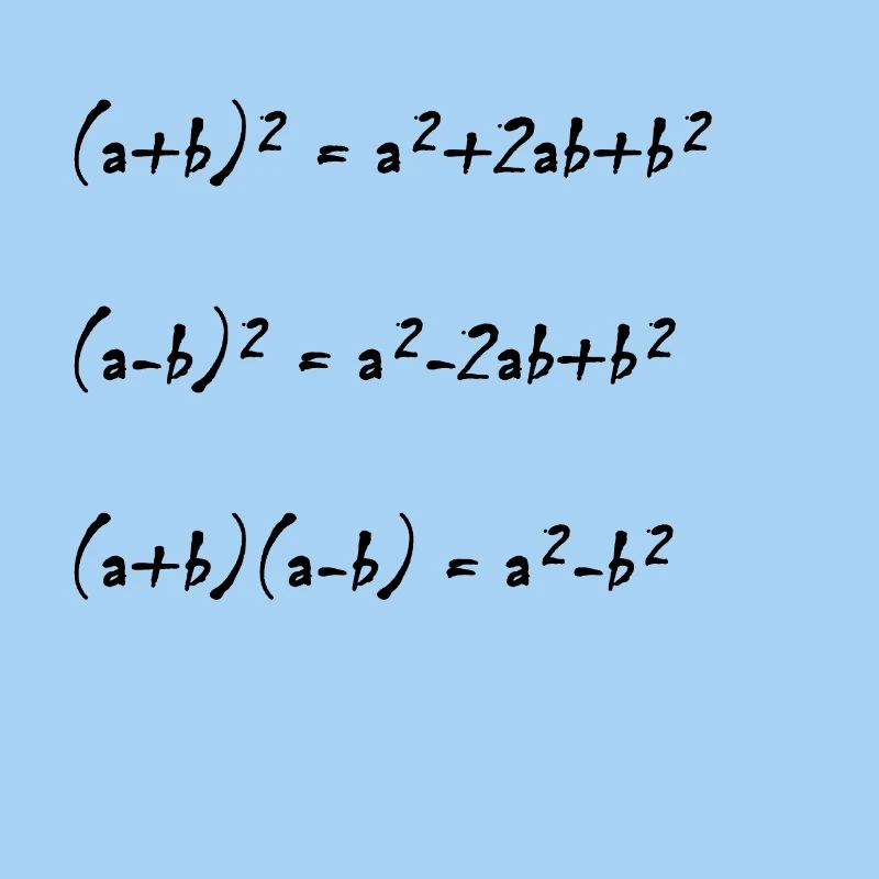 Binomial Formulas Math Design Gift Idea
