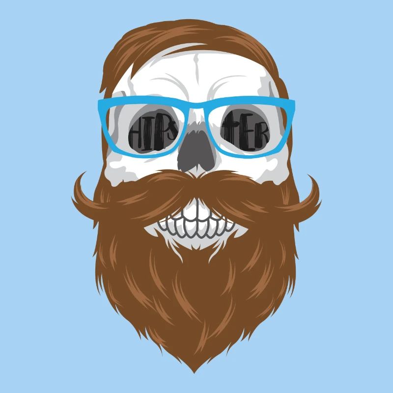 Visage de hipster