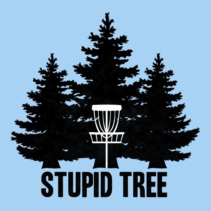 Disc Golf Shirt, discgolf, frisbee, stupid tree