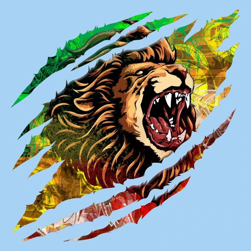 Explosion de couleurs de Lion Storm