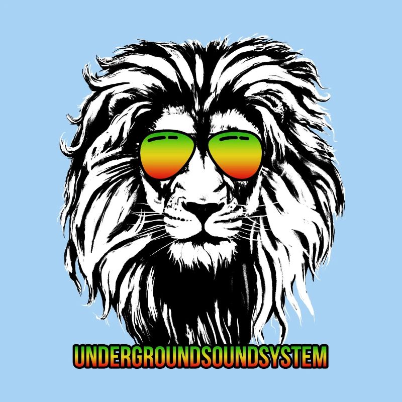Löwe Regenbogen Sonnenbrille