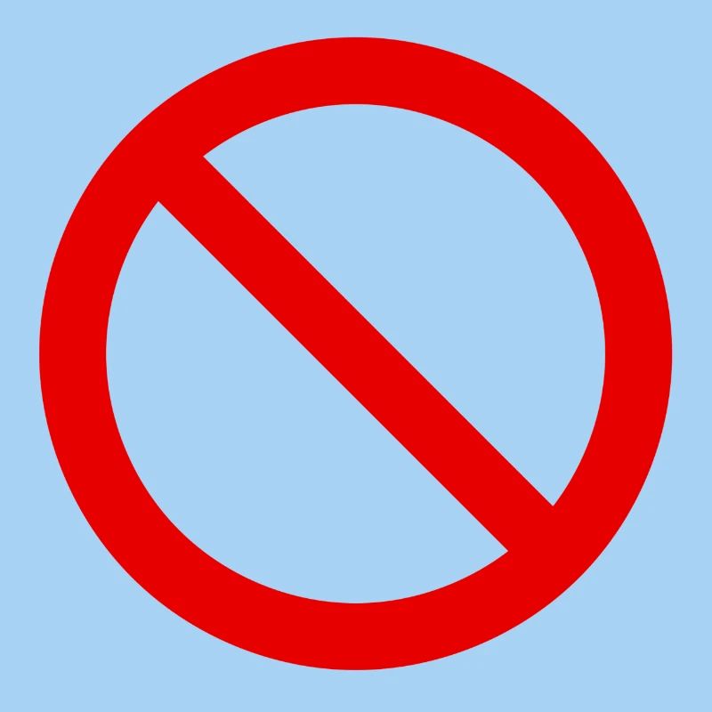 Rotes Verboten Symbol Muster
