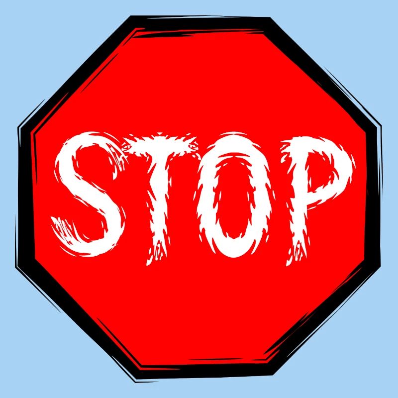 Stop Schild Vektor