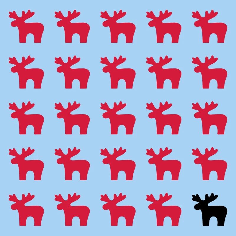 Moose Moose Pattern I Christmas