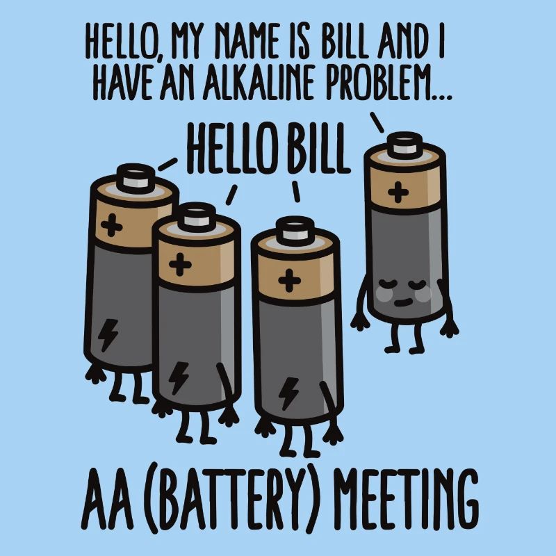 AA Meeting - I have an Alkaline problem - Battery