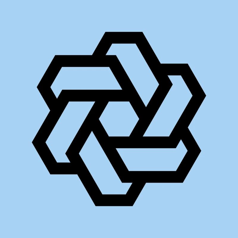 Hexagon circle logo