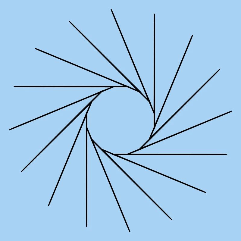 C’est une forme cool, comme un soleil.