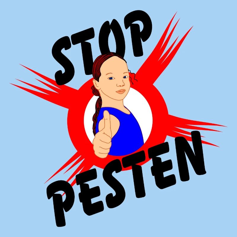 Stoppen Sie Mobbing Logo-Text STOP MOBBING'