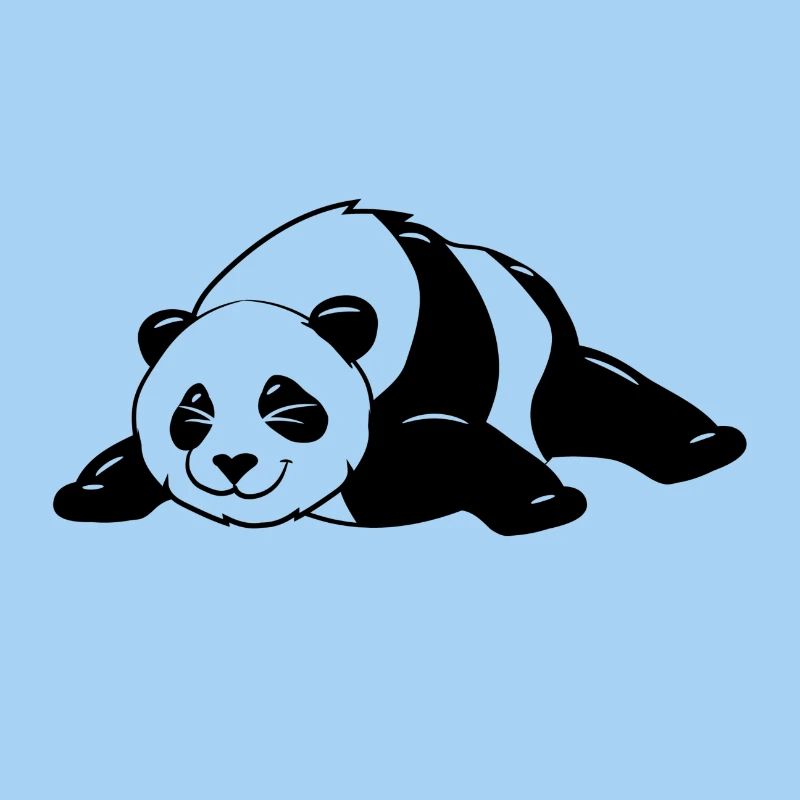 Funny Black And White Cute Panda Bear Dance Dab